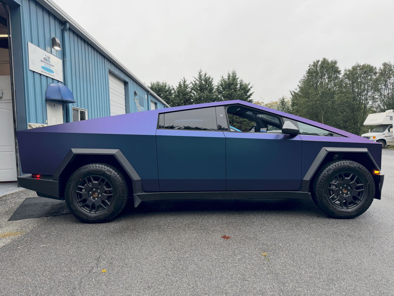 Tesla vinyl wrap Malibu