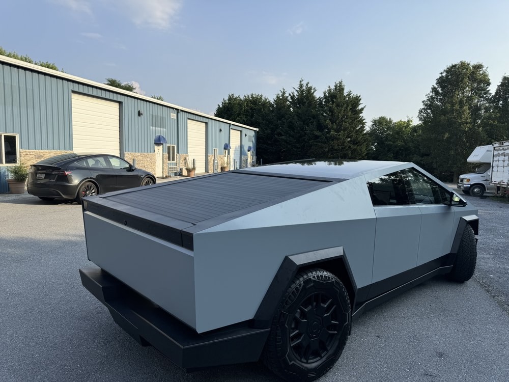 Tesla vinyl wrap Malibu